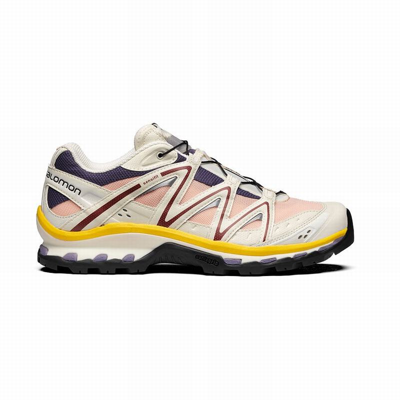 Salomon Singapore Mens Trail Running Shoes - XT-QUEST Beige/Pink | 96387-XCUR